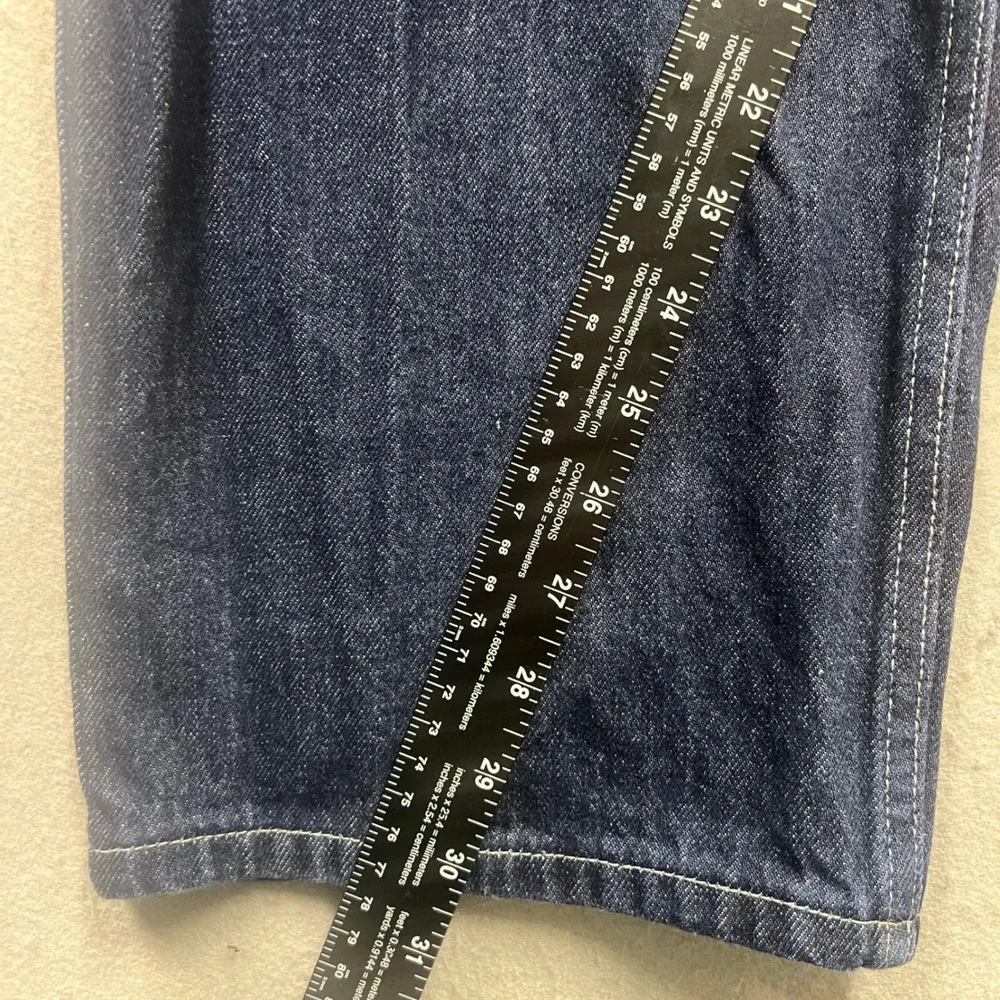 Levis SilverTab Straight Leg Jeans Mens 38x30 Dark Wash Blue Denim 1326